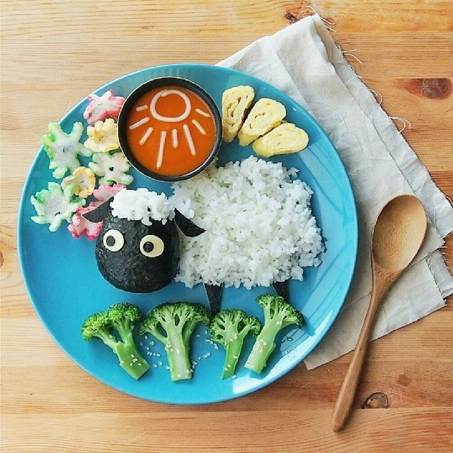 餐盘上的童话故事图片 童话与美食诱惑图片 6