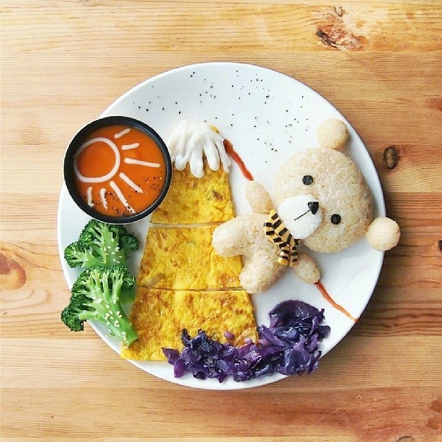 餐盘上的童话故事图片 童话与美食诱惑图片 8