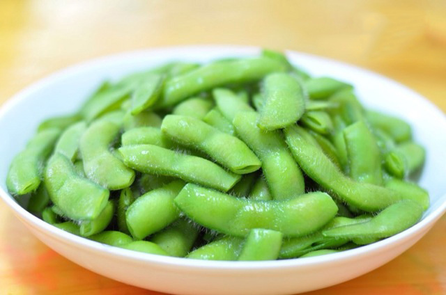 下酒菜盐水毛豆图片 4