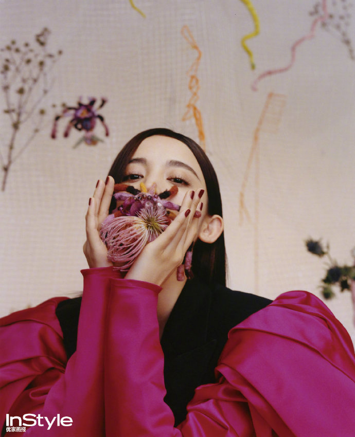 新疆美女图片 中国女星古力娜扎 X《Instyle优家画 2