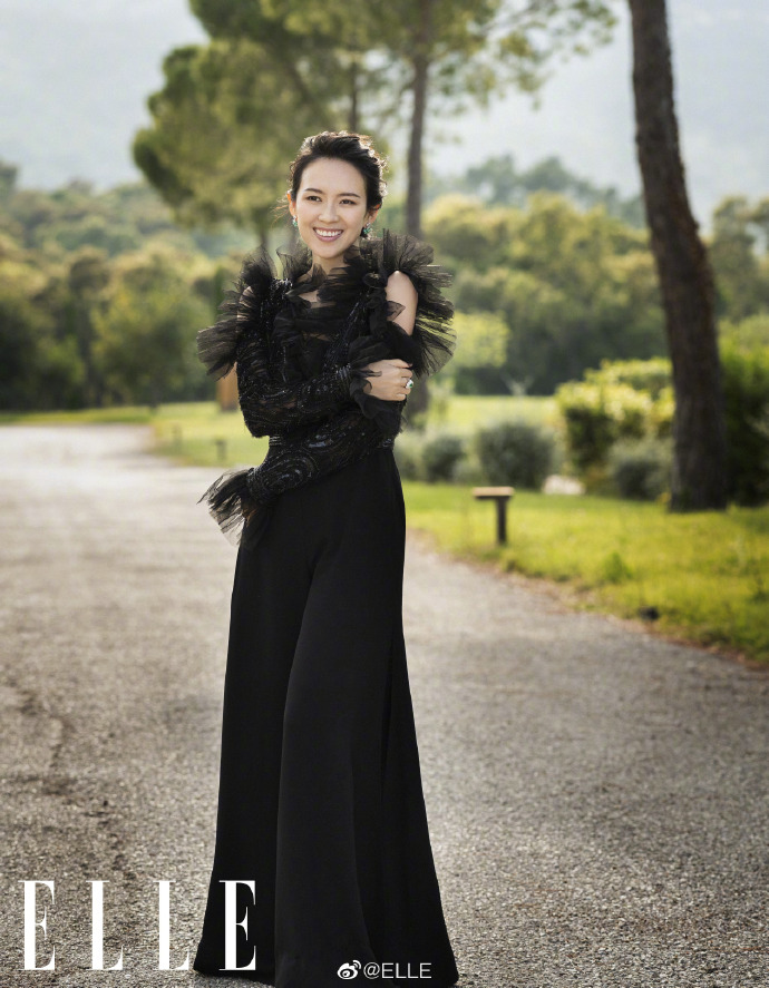中国美女图片 国际影星章子怡《ELLE》10月刊封面 4