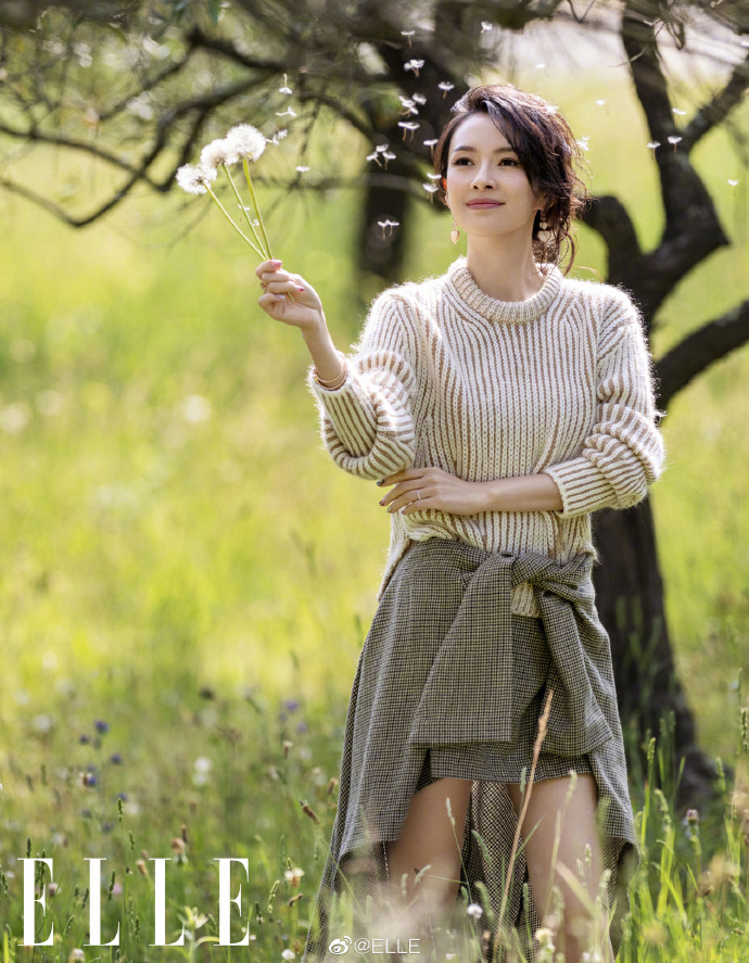 中国美女图片 国际影星章子怡《ELLE》10月刊封面 7
