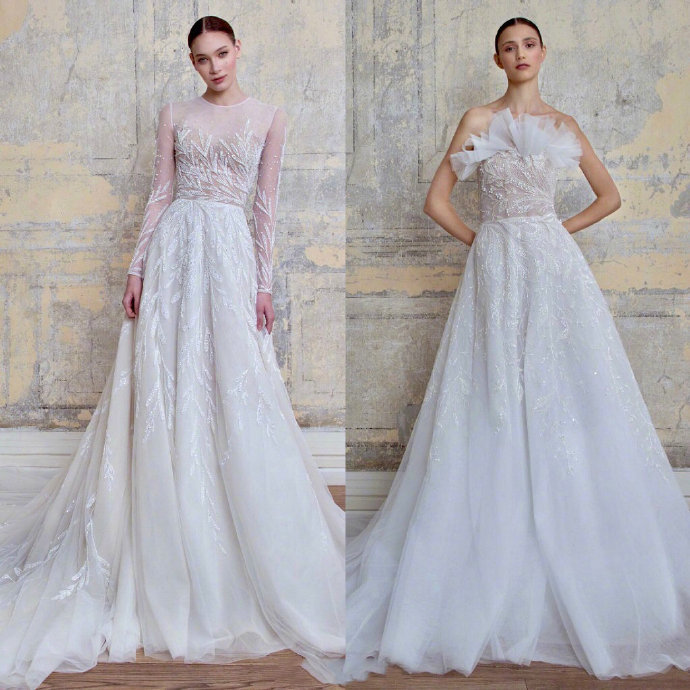 知名婚纱品牌Georges Hobeika 2020春夏婚纱图片 10