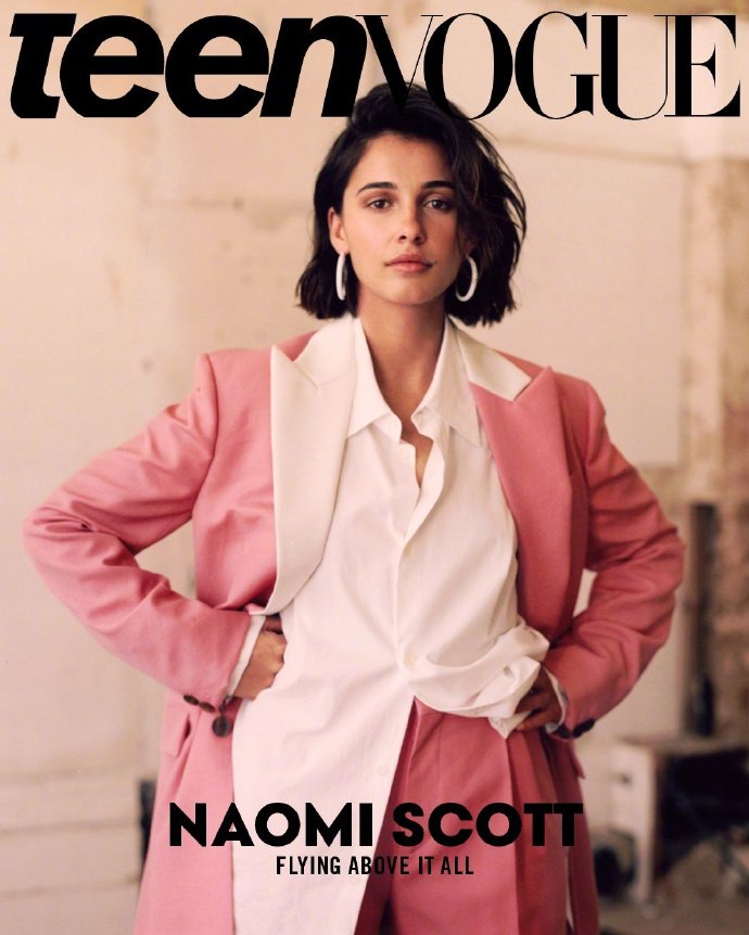 英国美女图片 女演员娜奥米&middot;斯科特《Teen Vogue》