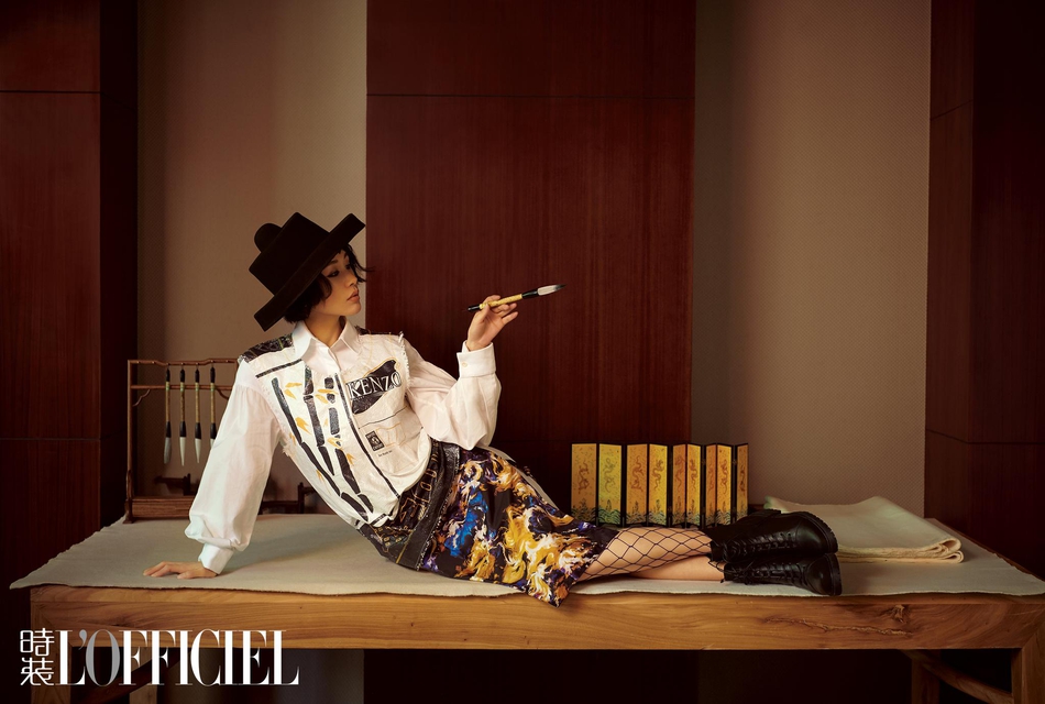 世界美女的图片 内地女明星王子文《时装LOFFIC 8