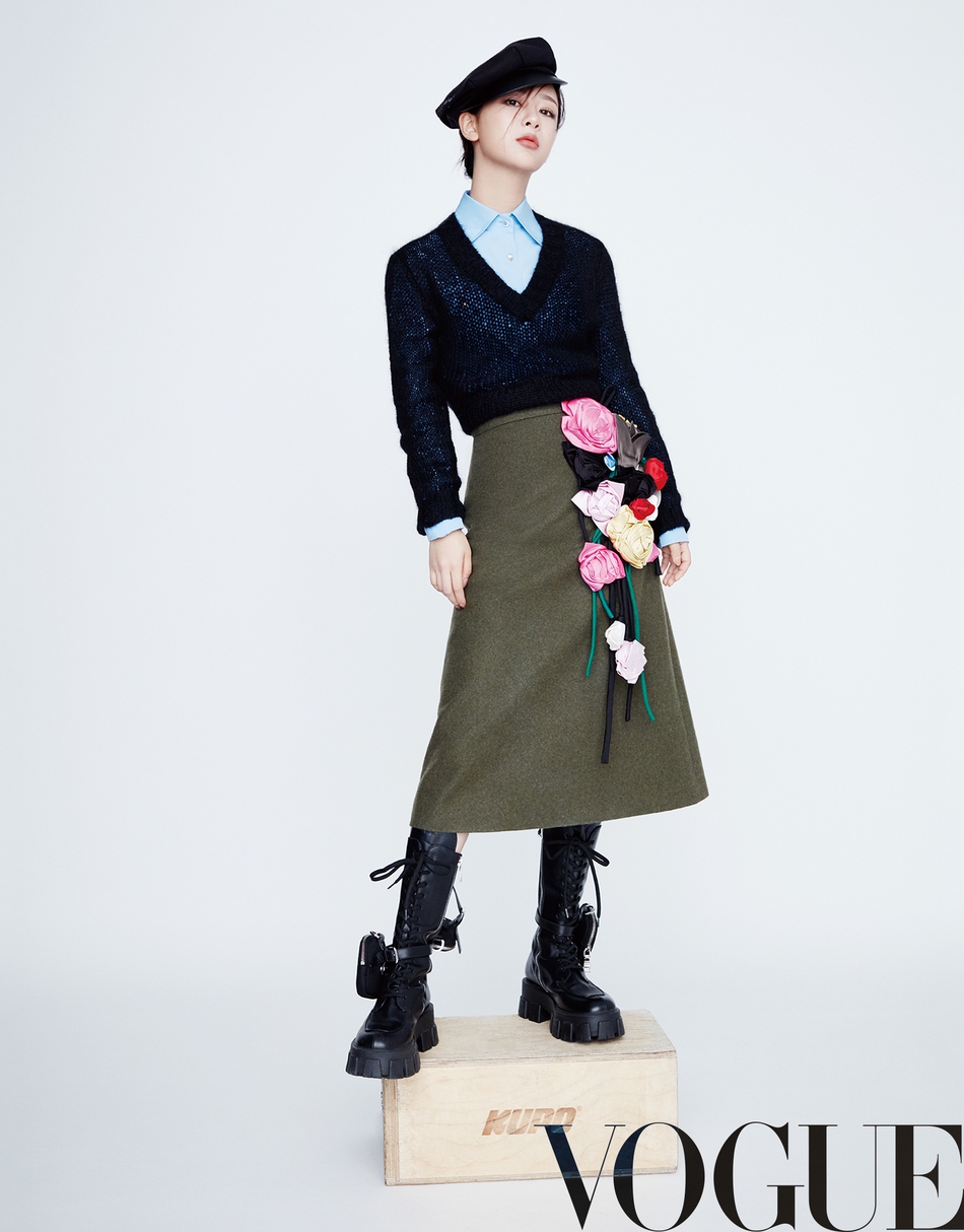 实力派演员美女图片 小猴子杨紫《VOGUE服饰与美 2