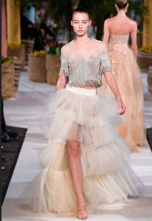 Oscar de la Renta Spring 2020礼服图片 8