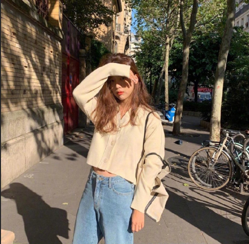 清纯美女图片 时尚美女全秀琳旅行穿搭图片 3