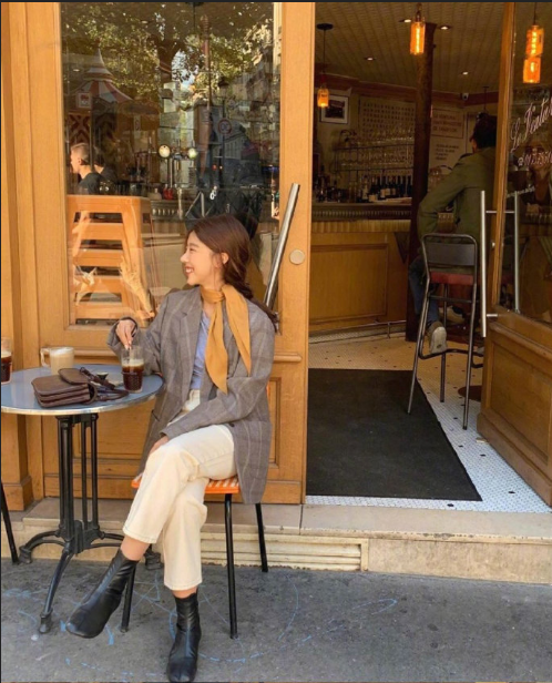清纯美女图片 时尚美女全秀琳旅行穿搭图片 8