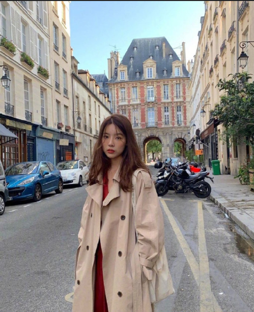清纯美女图片 时尚美女全秀琳旅行穿搭图片 16