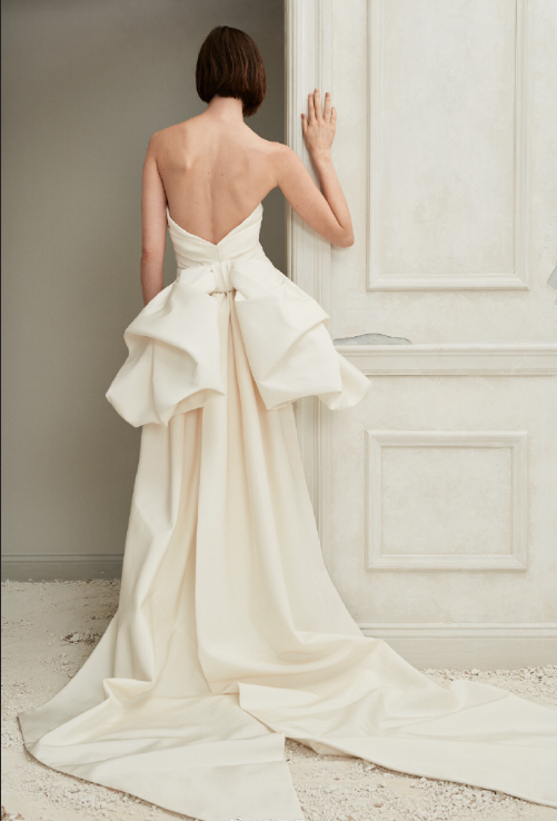美国婚纱品牌Oscar de la Renta2019白色婚纱图片 9