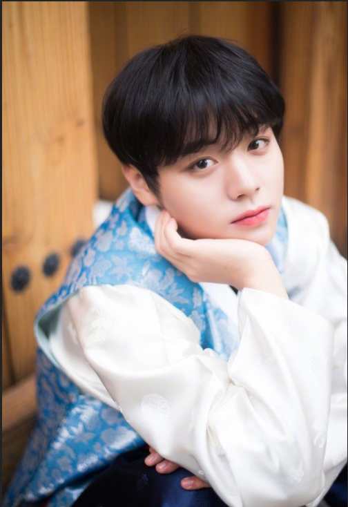 穿着韩服的俊秀男子朴志训高清照片 韩国男明星 3