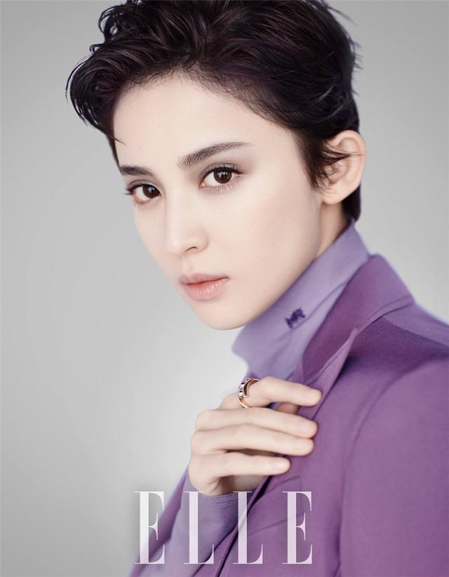 新疆美女图片 中国女明星古力娜扎短发造型很可 7