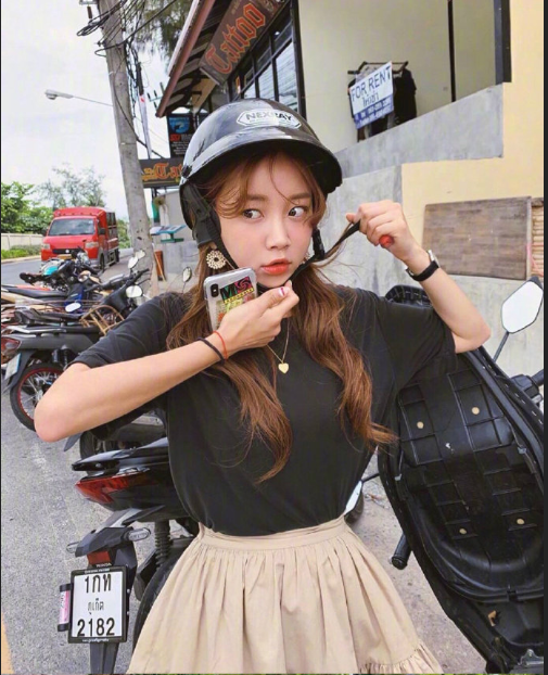 清纯美女图片 小清新美女旅游拍照姿势get 9