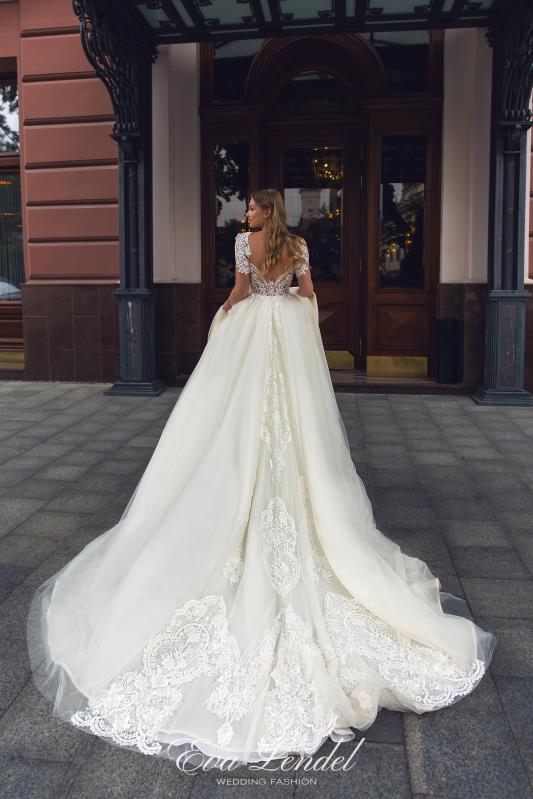 美国婚纱品牌EvaLendel白色婚纱图片 7
