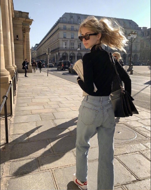 俄罗斯美女时尚博主Anastasia Rystova法式chic穿搭图 13