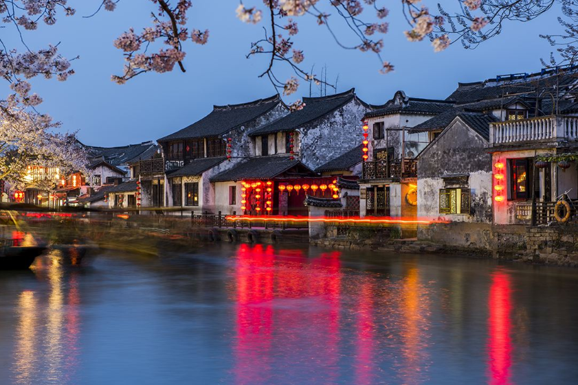 江南六大古镇之浙江西塘风景图片