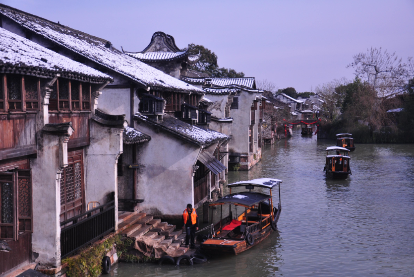 江南六大古镇之一浙江乌镇景色图片 5