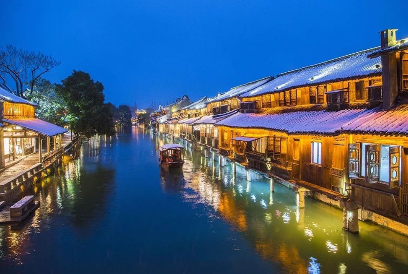 江南六大古镇之一浙江乌镇景色图片 6