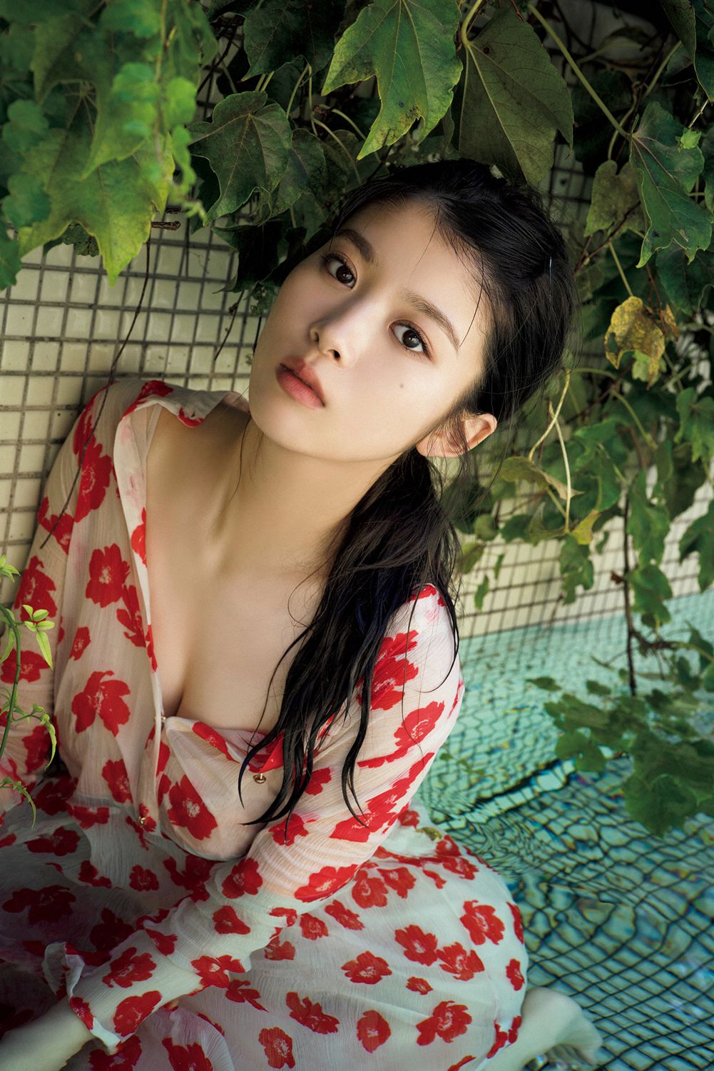 日本写真集美女模特马场富美加洗澡图片 4