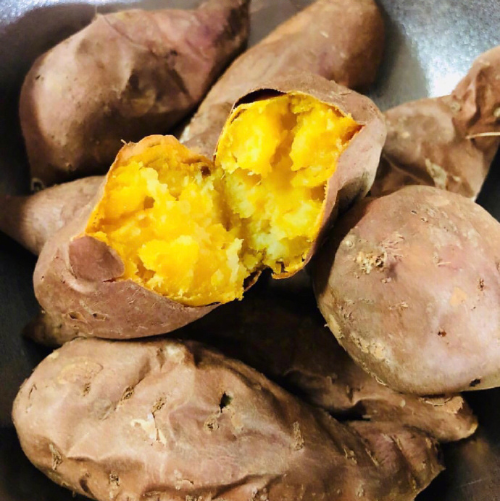 儿时的零食冬天的记忆烤红薯图片 2