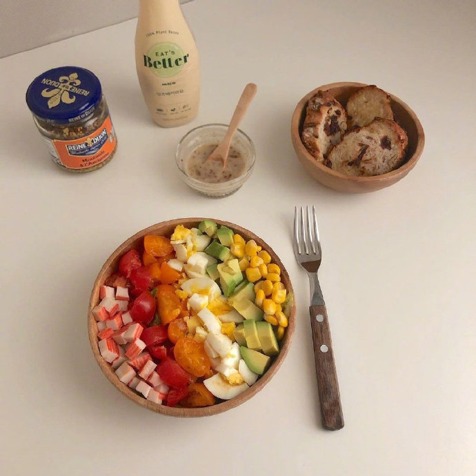 色彩饮食减脂餐轻食吃草美食图片 4