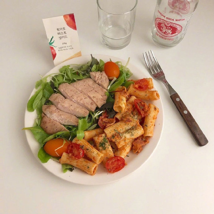 色彩饮食减脂餐轻食吃草美食图片