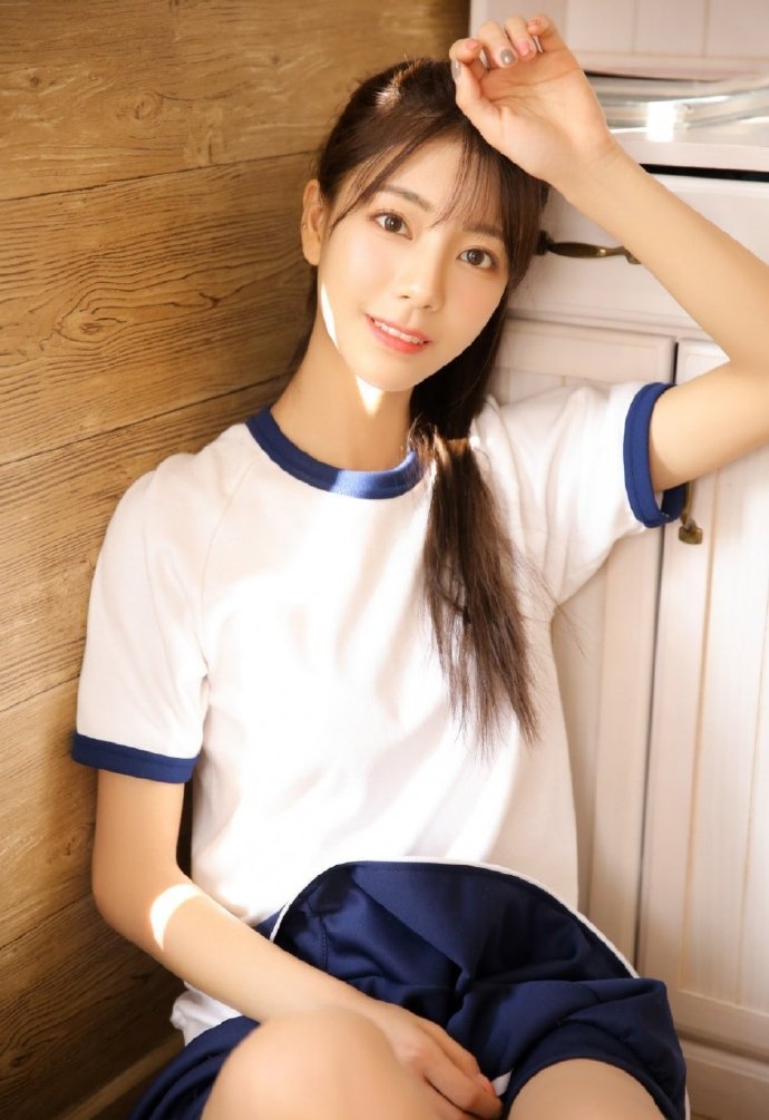 纯净白洁清纯美女图片 6