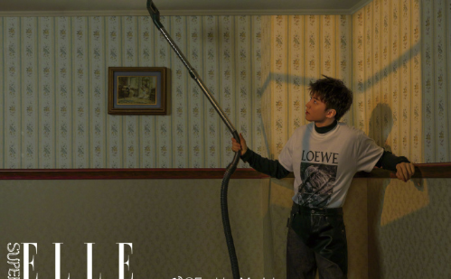 内地男明星居家少年王俊凯登上ELLE2020开年刊封面 9
