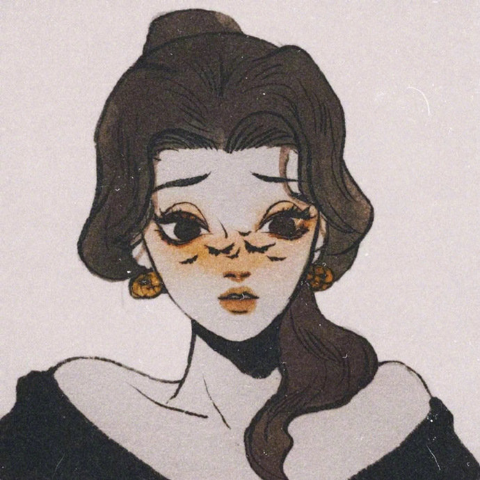 暗黑系迪士尼公主头像图片 漫画女生头像图片 3