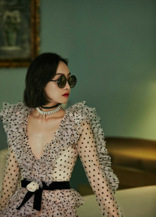 中国美女明星宋茜墨镜代言时尚图片 8