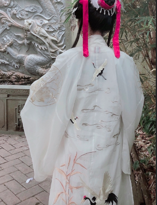 白鹤仙姬汉服美女唯美写真图片古装美女图片 6