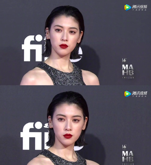 日本美女麻豆三吉彩花大红唇红毯美图 5