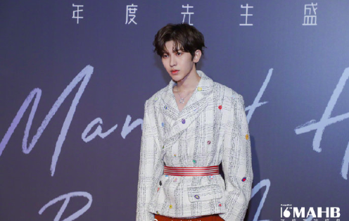 小奶狗帅哥男明星蔡徐坤时尚先生盛典的造型图片 8