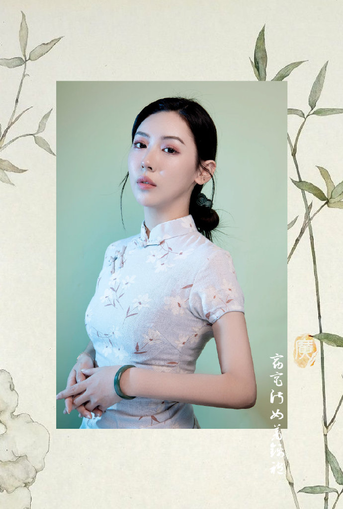 温婉动人旗袍美女图片山有木兮木有枝 心悦君兮君不知 6