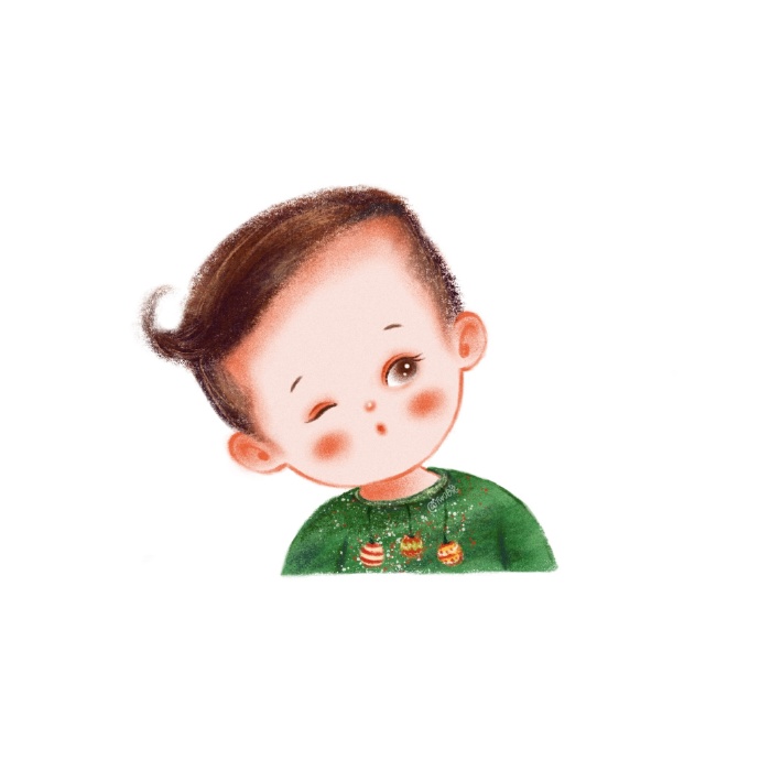 可爱女孩头像图片 圣诞节可爱女生头像图片 8