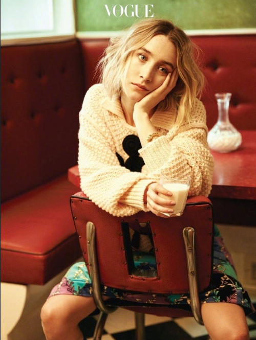 欧洲美女明星西尔莎&middot;罗南《VOGUE》封面图片 4