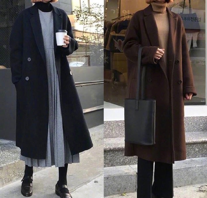 简约大方的上班族通勤气质衣服搭配图片 4