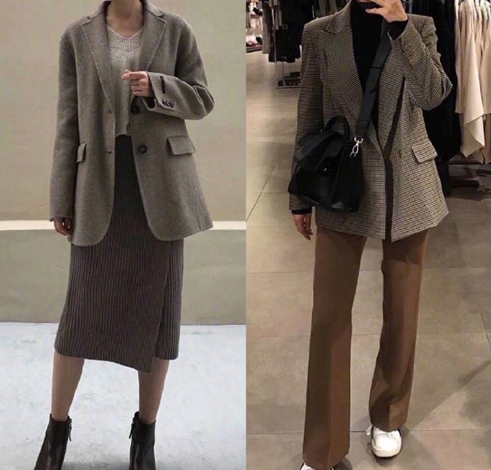 简约大方的上班族通勤气质衣服搭配图片 9