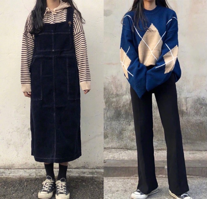 学生党的学院风休闲服饰搭配 4