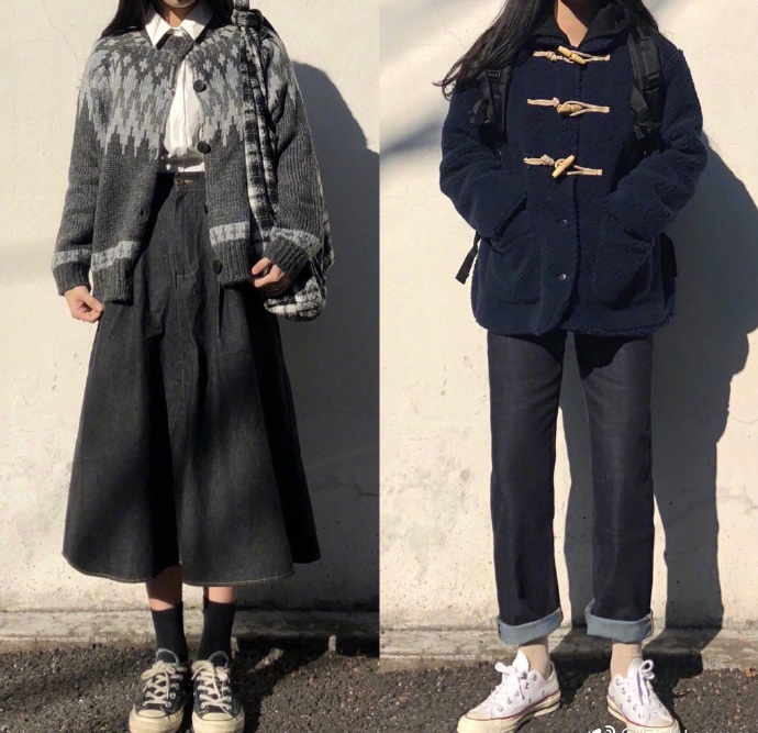 学生党的学院风休闲服饰搭配 5