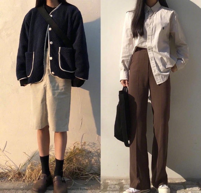 学生党的学院风休闲服饰搭配 8