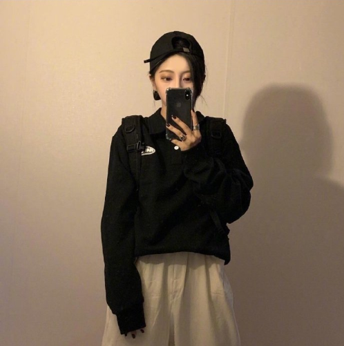 韩国美女时尚博主利落的冬日衣服颜色搭配技巧 2