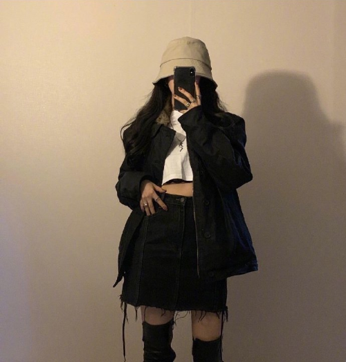 韩国美女时尚博主利落的冬日衣服颜色搭配技巧 5