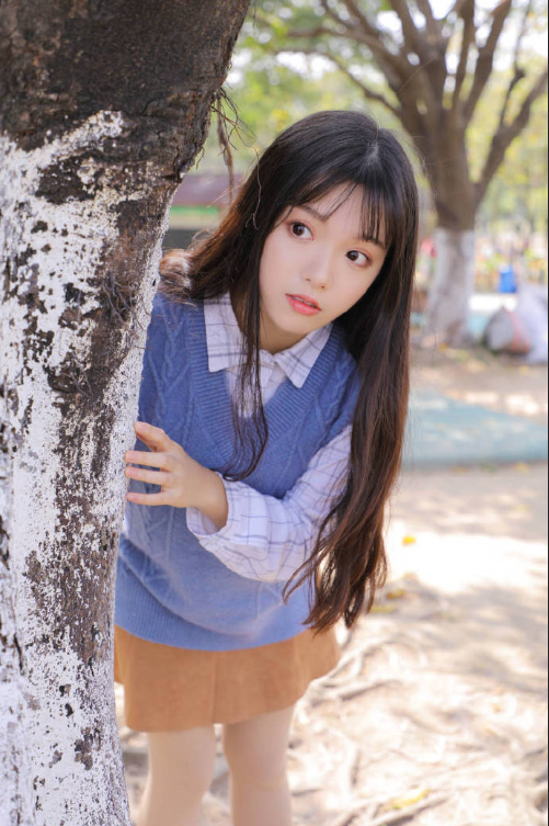极品清纯mm美女校花游乐场阳光写真图片 7