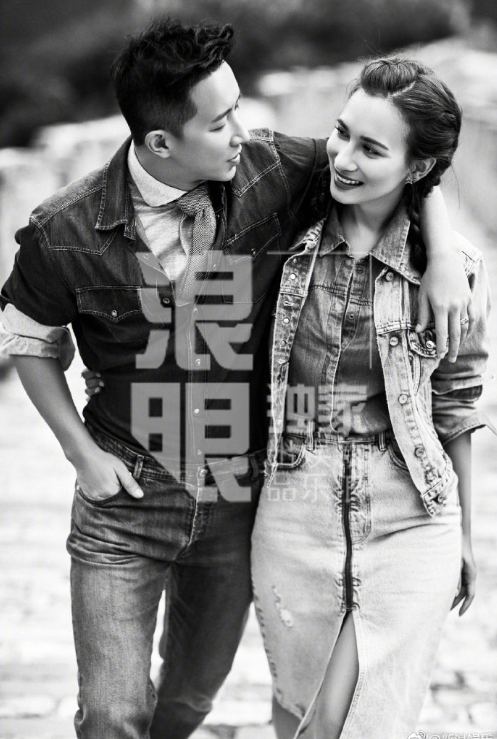 中国明星夫妻韩庚卢靖姗官宣结婚照图片 3