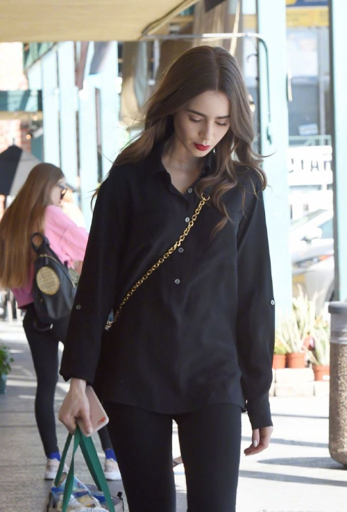 欧美美女图片 英国女演员Lily Collins莉莉&middot;柯林斯图片