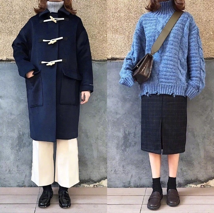 时髦又好看的学院风休闲衣服搭配图片 3