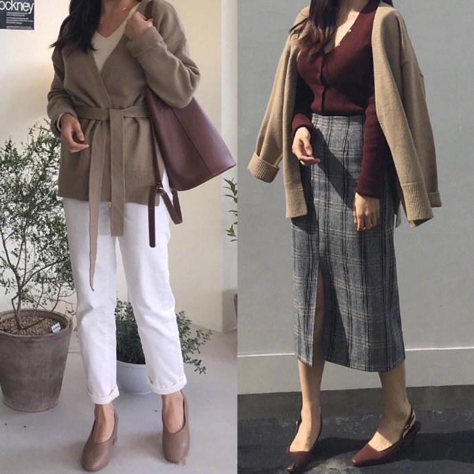 冬日温柔气质美女服装搭配参考 4