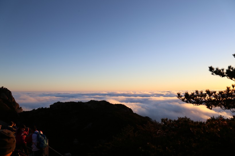 大自然风景鬼斧神工的安徽黄山风景图片